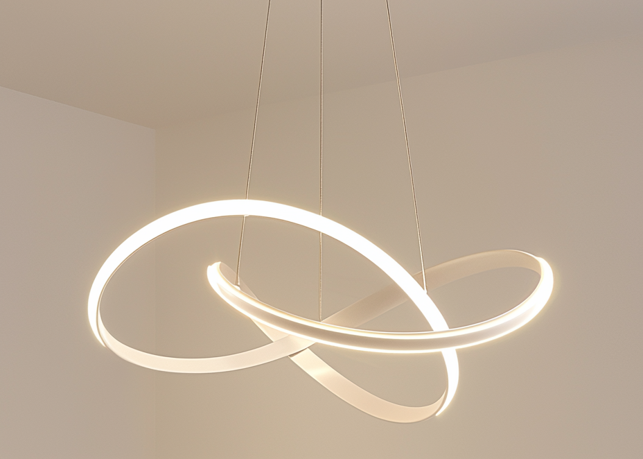 Luminous Loop Chandelier